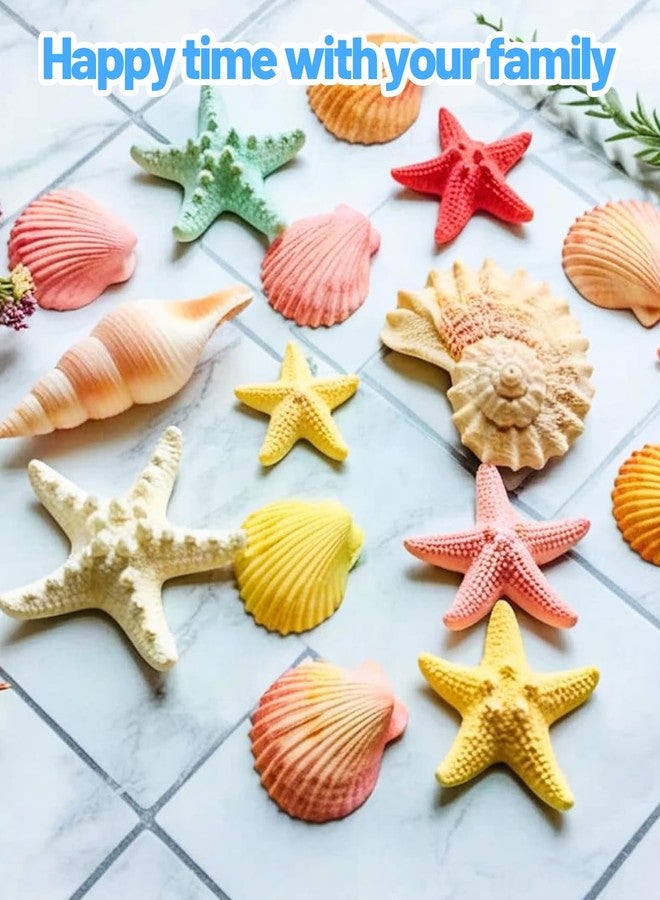 Buildcon 3 Pcs Candle Mould, Marine Theme Molds for Crafts, Candle Making Material, Seashell Cake Decorations, Chocolate and Soap Crafting, Reusable - Image 5